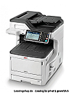 OKI MC853dnv Farblaserdrucker leasen